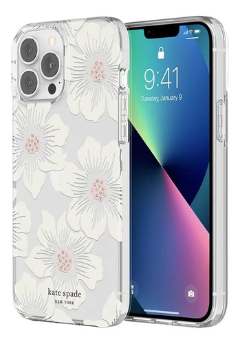 Protector Kate Spade Floral Clear Para iPhone 13 Pro Max
