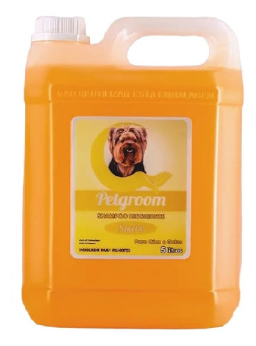 Shampoo Suave Antialérgico Petgroom Cães E Gatos Pets