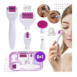 Rodillo Derma Roller 6 En 1 Tratamiento Facial Anti Edad