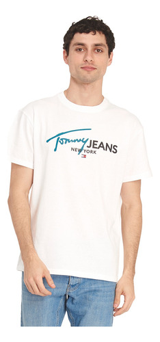 Camiseta Tommy Jeans Dm0dm18572 Hombre