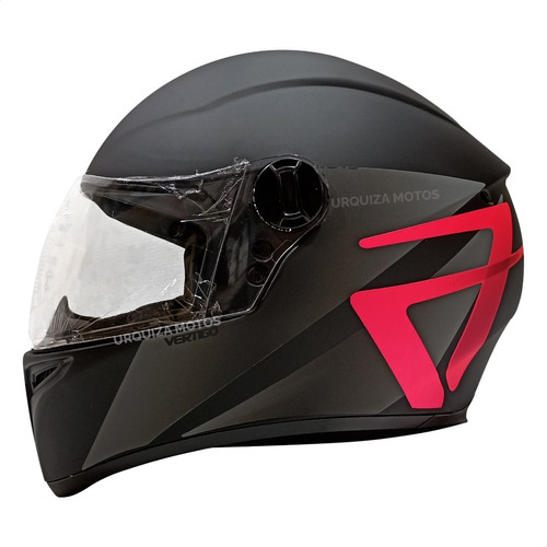 Casco Moto Integral Vertigo V50 Infinity Nocturn Rosa Um