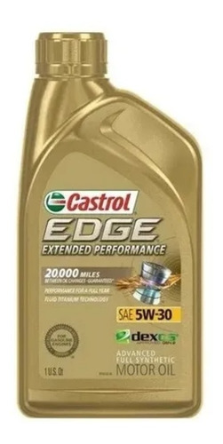 Aceite Castrol Edge 5w30 Extended 945 Ml 