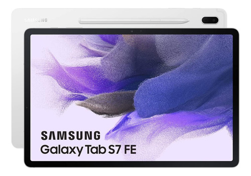 Samsung Tab S7 Fe 4g 12.4'' 128gb 10.090mah Prata Excelente