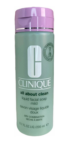 Jabón Facial Clinique Liquid Soap 200ml Seca A Mixta