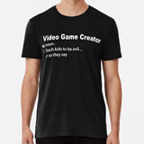 Remera  Definición De Creador De Video Divertido Algodon Pre