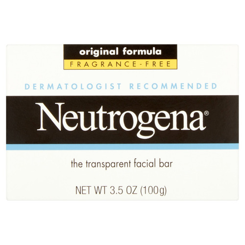 Barra Facial Transparente Neutrogena Sin Fragancia 3.5 Onzas