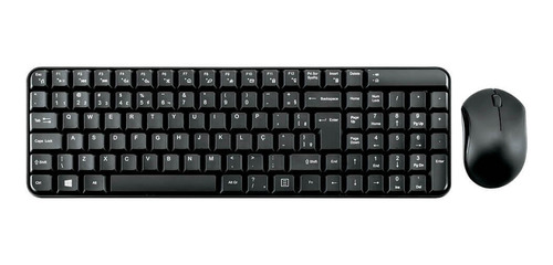 Kit Teclado Mouse Sem Fio Bluetooth Wireless Usb Português