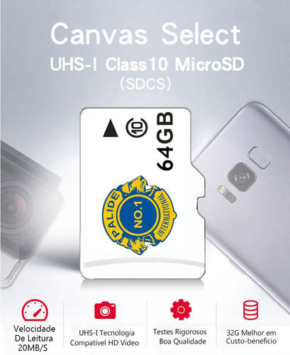 Cartão De Memoria 64 Gb Micro Sd / Tf