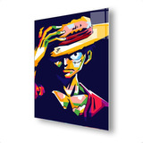 Cuadro Metalico Luffy One Piece Abstracto Series Arte 