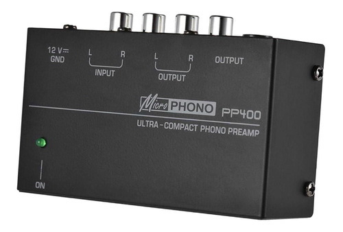 Phono Preamp 1/4  Trs Amplificador De Tocadiscos Para