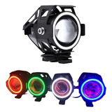 Faro Ojo Angel Demonio Foco Led Lupa Moto Auto Estrobo 1pz