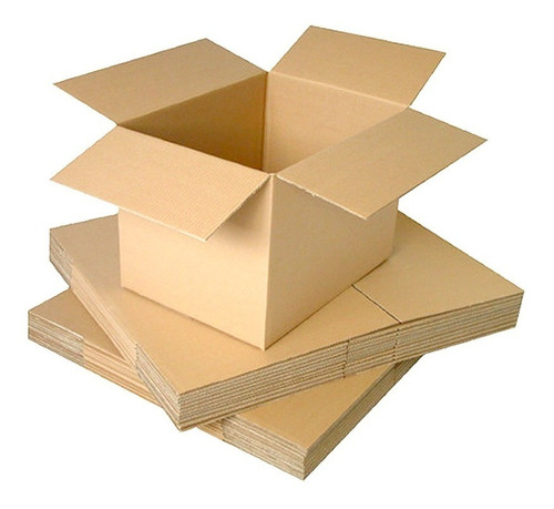 Cajas De Carton Corrugado 15x15x15. Pack De 25 Unidades.