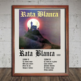 Rata Blanca Poster Album Rata Blanca En Cuadro