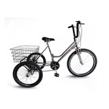 Bicicleta Triciclo Cromado - Aro 26 - Montagem Hiper