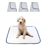 Kit 3 Tapetes Higiênicos Lavável Canino Cães Cachorro 50x60