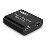 Placa Captura Audio Video Hdmi 4k 1080p Usb