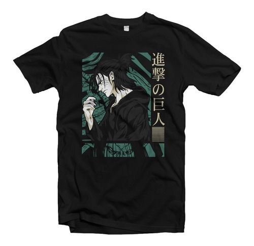 Playera Anime Titan  Eren N1 Eren Mikasa Levi Shingeki