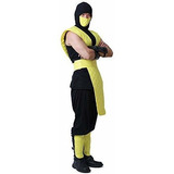 Men\'s Mortal Kombat Scorpion Cosplay Disfraz