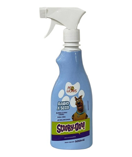 Banho A Seco Pet Spray Para Cães Cachorro 500ml
