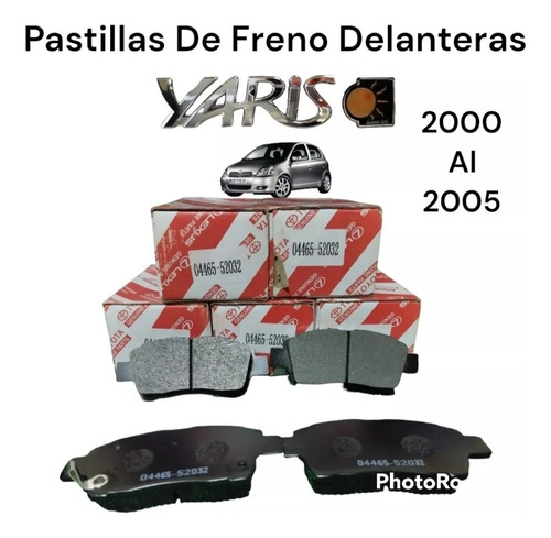 Pastillas De Freno Delanteras Toyota Yaris Sol 2000 Al 2005 Foto 4