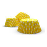 500 Capacillos Para Cupcakes Color Amarillo 