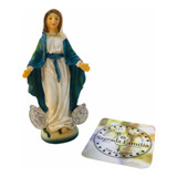 Virgen Milagrosa En Porcelana Italiana Firenzi 10cm