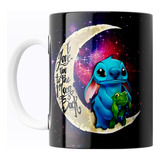 Taza De Café Stitch I Love You To The Moon And Back 325ml