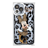 Funda De Teléfono Disney Mickey Minnie Para iPhone 14 13 12