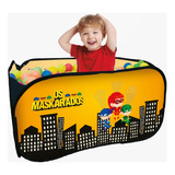 Piscina Infantil Quadrada Com 100 Bolinhas Os Maskarados