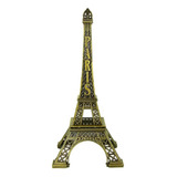 Souvenir Torre Eiffel Paris Decoracion Adorno 25 Cm Color Bronce