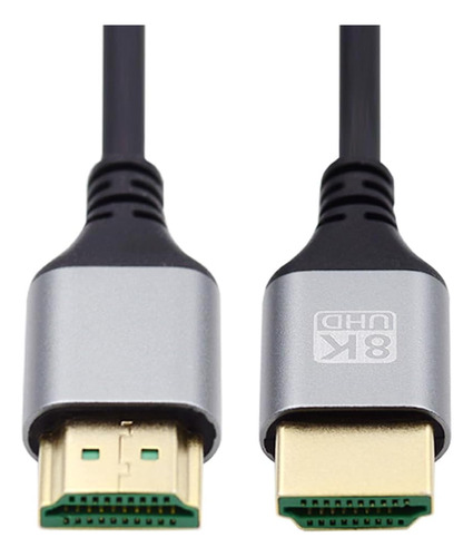 Cable Hdmi 2.1 Cy 8k, Ultrafino, Hdtv, 8k, 4k, Hyper Super