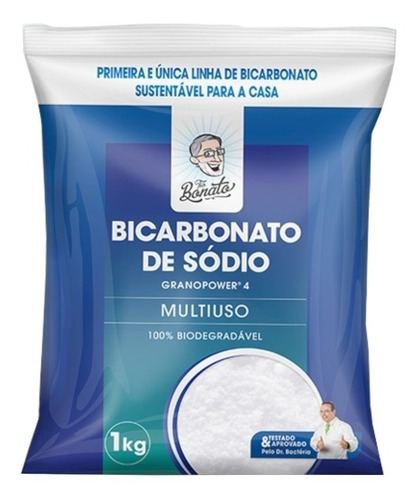 Bicarbonato De Sódio Tio Bonato Multiuso 1 Kg 