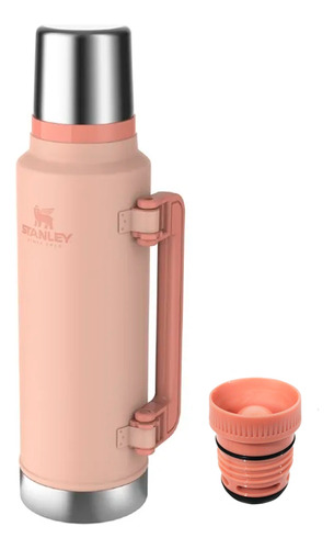 Termo Stanley Original Rosa 1.4l Tapon Cebador Manija 