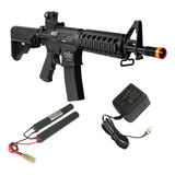 Rifle Airsoft Colt M4 Cqb Metal Gear 6mm 340/400fps Xchws C