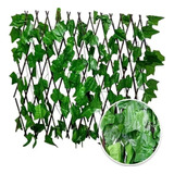 Hojas Jardin Artificial De Pared Malla Expandible 1.60 X 40