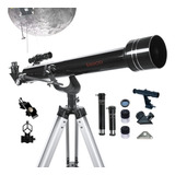 Telescopio Tasco Novice 800x60 Refractor Con Tripie Gratis !