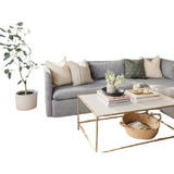 Sofa Placa Soft Tela-color Opcional Duval - Livingexpress