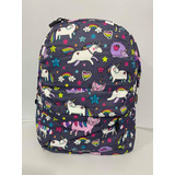 Mochila Impermeable Con Estampado De Unicornios