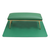 Almohada Y Tapete De Mano Para Decoración De Uñas, Verde