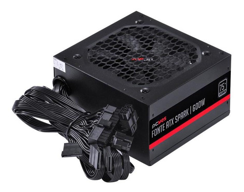 Fonte Atx Spark Pcyes 600w