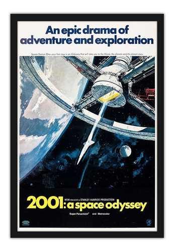 Quadro 34x49cm 2001 A Space Odyssey - Stanley Kubrick - 53