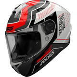 Casco Moto Axxis Draken Cougar A5 Rojo Brillo Integral