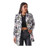 Blazers Otoño Saco, Chaqueta Moda Casual Para Mujer