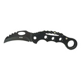 Cuchillo Tactico Tipo Kerambit Plegable - Black - Caza Envio