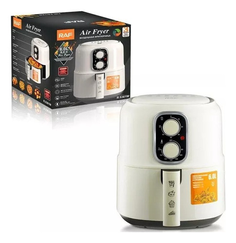 Freidora De Aire Air Fryer 6 L / Multiproposito 1500w R.5361