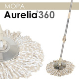 Repuesto De Mopa / Lampazo /trapeador Mopa+palo+disco Aurelia 1.60 Mts