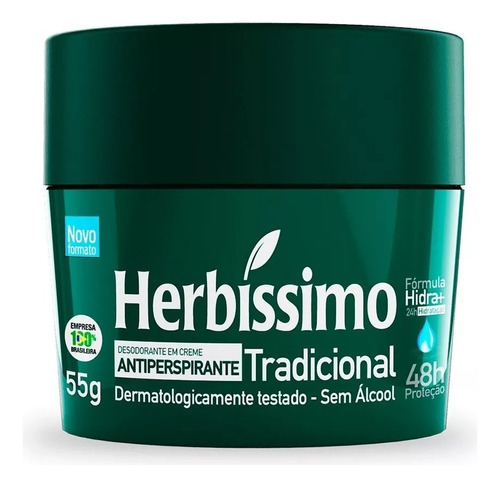 Desodorante Herbíssimo  Creme Tradicional 55g