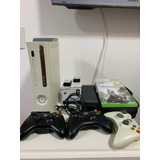 Xbox 360 Fat 60gb 110v Desbloqueado + Transformador E Jogos