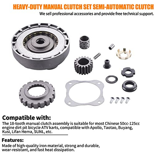 Heavy Duty Manual Clutch Set Semi Automatic Clutch Fit ... Foto 4