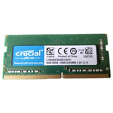 Memoria Ram Gamer 8 Gb Ddr4 Crucial Color Verde Ct8g44sfs826